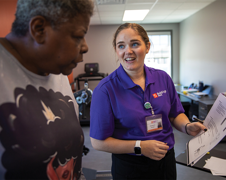 BoldAge PACE Owensboro participant at physical therapy appointment