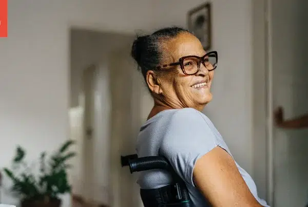 Senior Woman in wheel chair