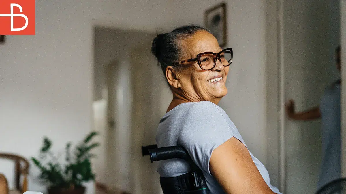 Senior Woman in wheel chair